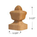William and Mary Finial Dimensions