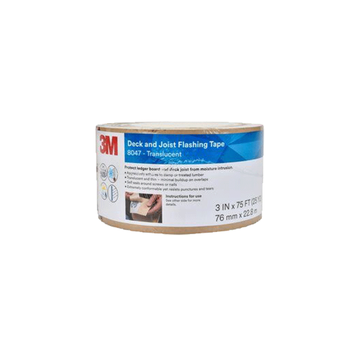 3M&trade; Deck and Joist Flashing Tape 8047 3 Inch