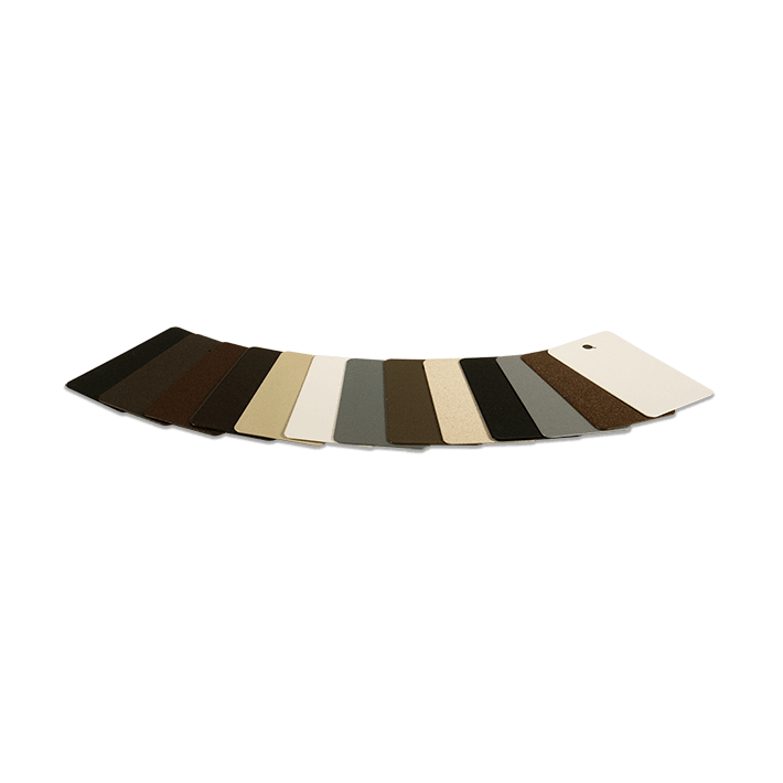 Westbury Aluminum Rail Samples - All colors
