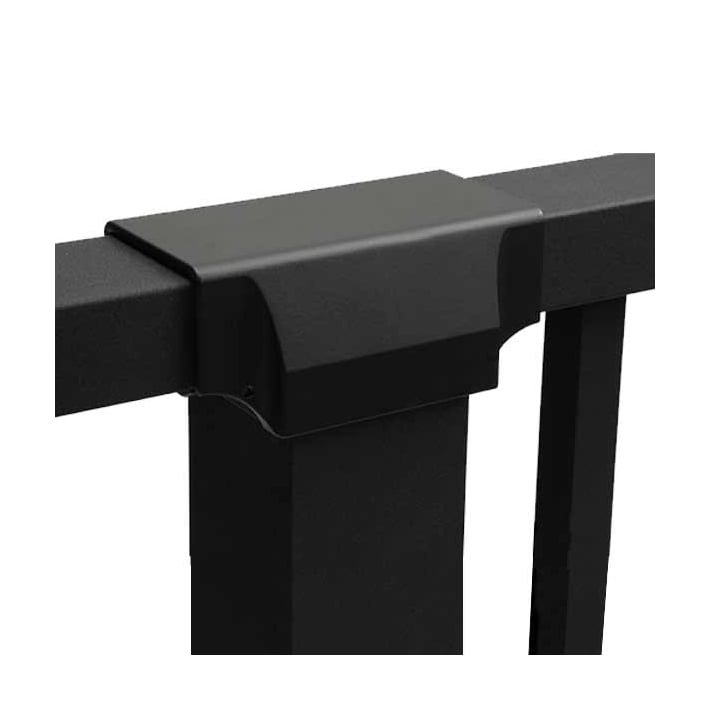 ALX Contemporary Continuous Top Rail Line Bracket - Installed