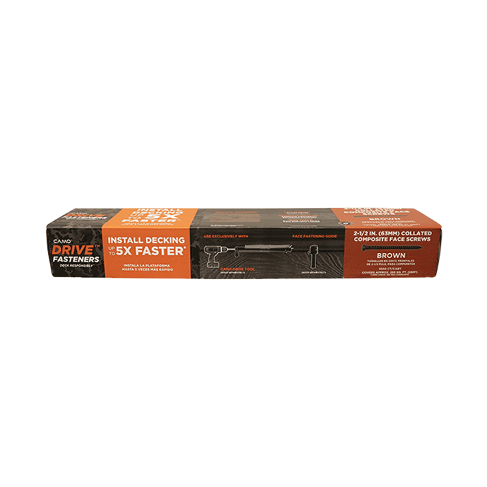 Camo Drive Collated 2-1/2" Composite Brown Face Screws
