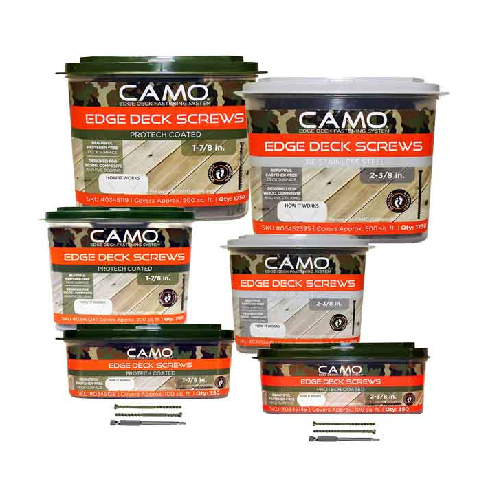CAMO Edge Hidden Fastener Deck Screws