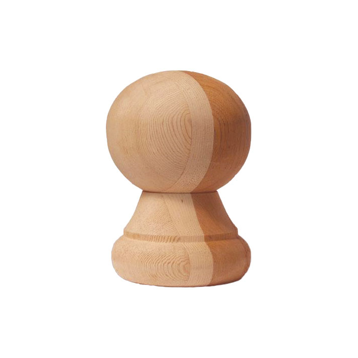 Cannon Ball Finial - Cedar