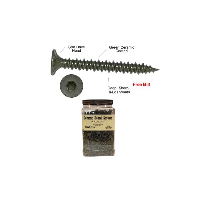 CB Star Drive Cement Board Screws