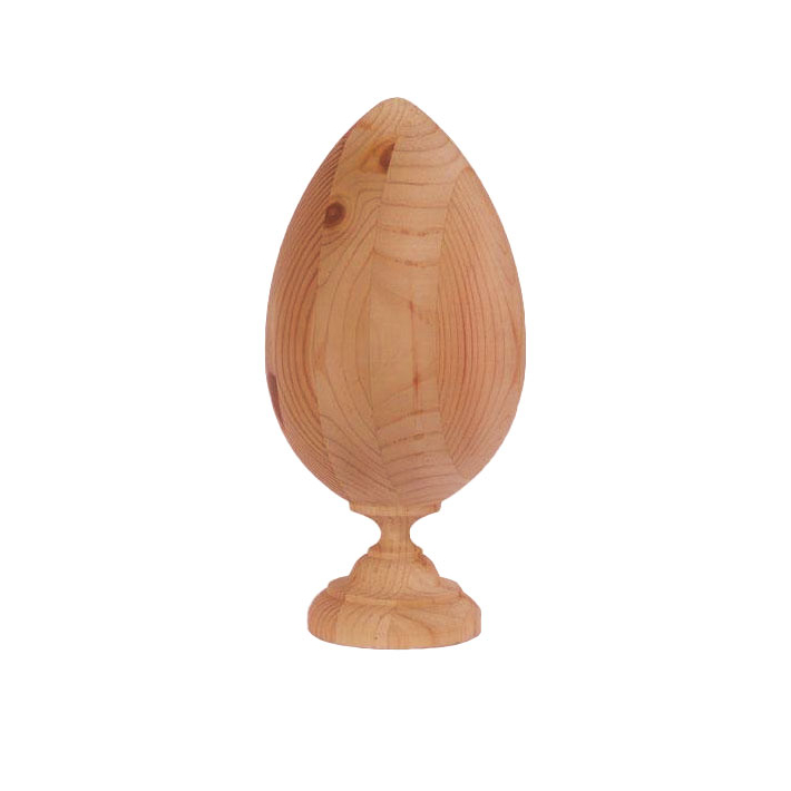 Boston Egg Finial - Cedar