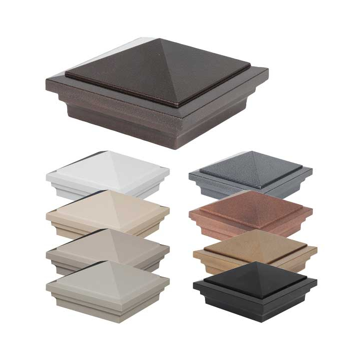 Designer Colonial Pyramid Post Caps