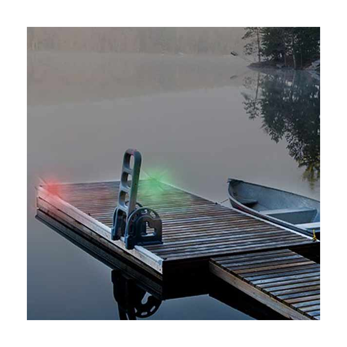 Dekor Dock Dot Starboard/Port Lights Installed