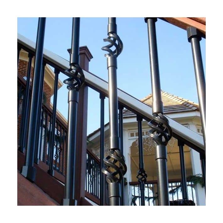 Dekor Round Aluminum Basket Balusters