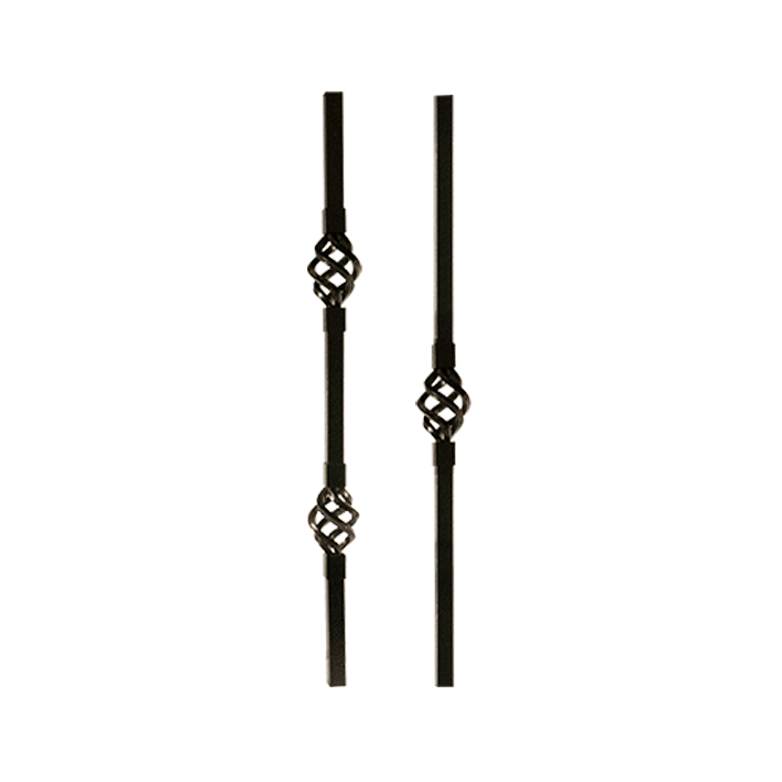 Dekor Square Aluminum Basket Balusters