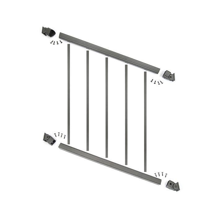 Tu-Step Prestige Aluminum Stair Rail Kit by DekPro
