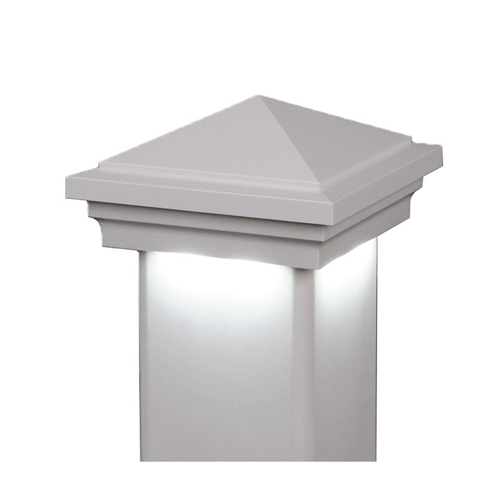 Colonial Pyramid Downward LED Low Voltage Post Cap