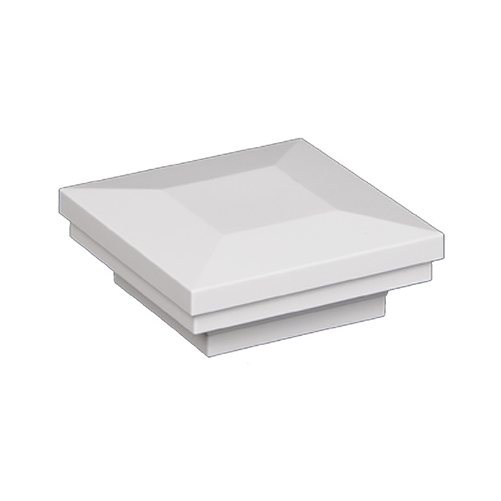 Ornamental Post Cap - White