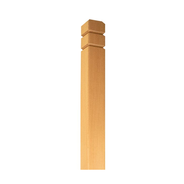 Double V Groove Newel - Turn