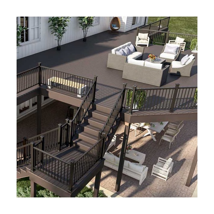 DuxxBak Black Walnut Decking Installed
