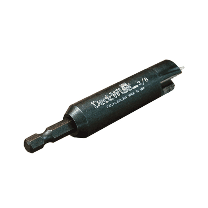 DeckWise Premium Grade Hardwood Plug Cutters 3/8