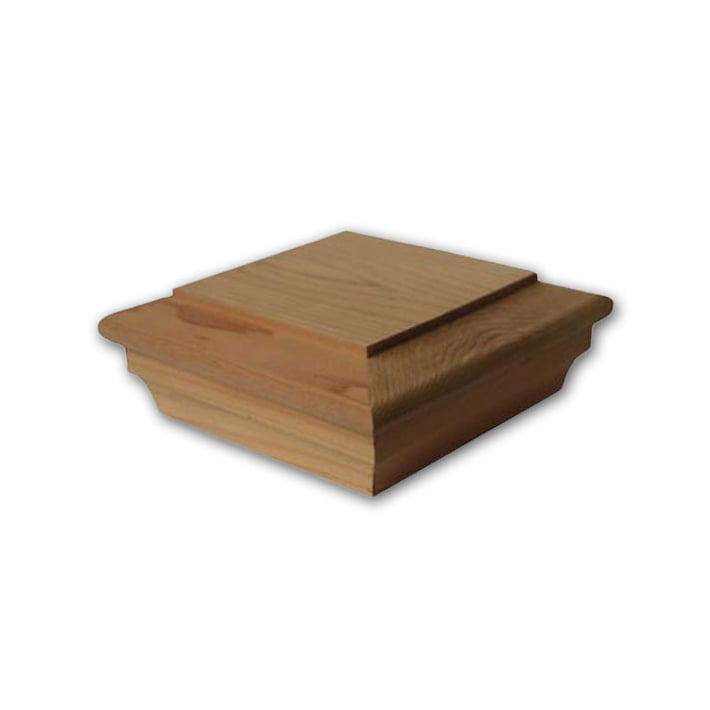 Flat Top Post Cap with Colonial Trim