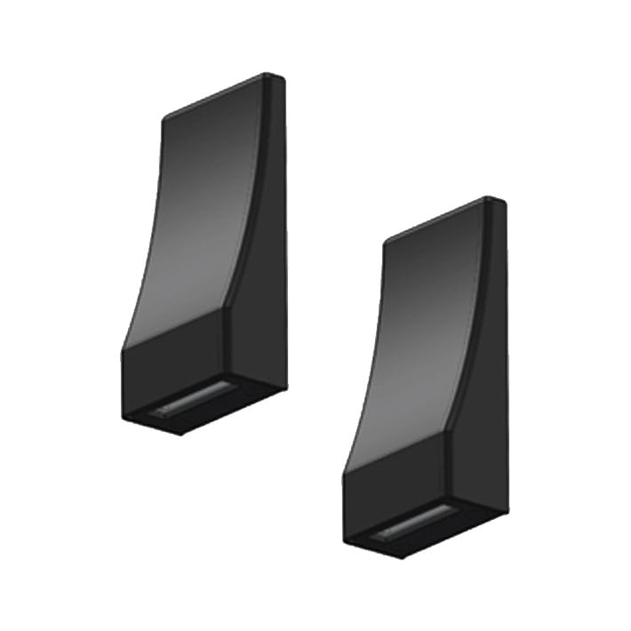 Fortress Accents Vertical LED Post Light - Black Sand
