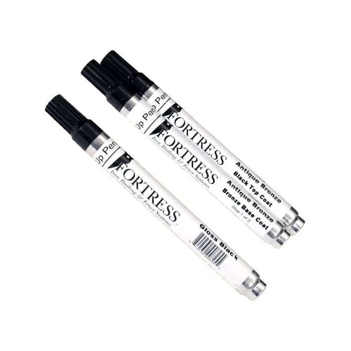 Fortress Touch Up Paint Pen - Gloss Black and Antique Bronze