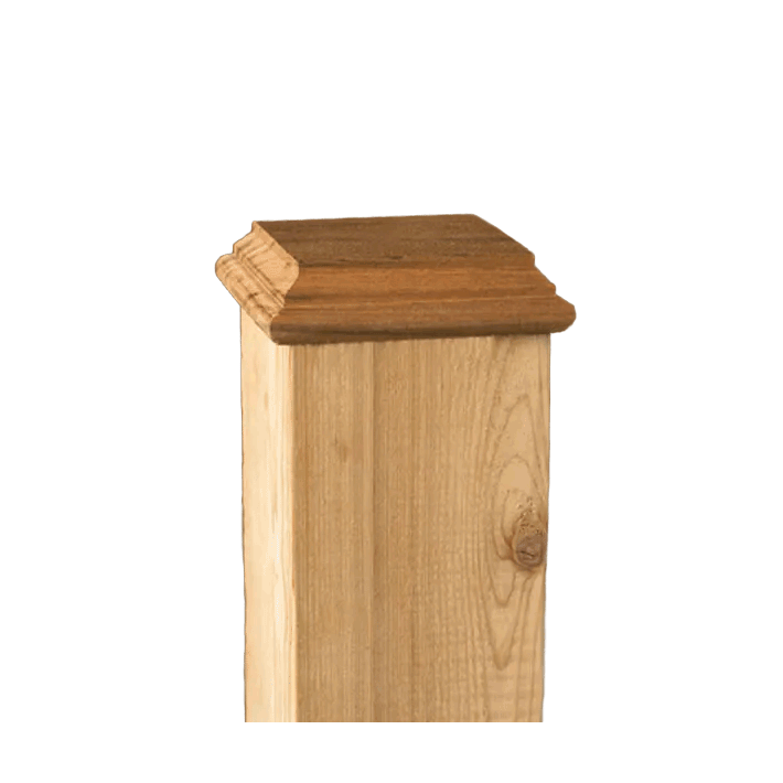 Hatteras Castine Flat Bottom Post Caps by Deckorators