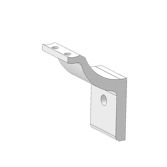 IBC ADA Aluminum Hand Rail Bracket Kit