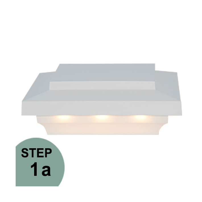 Azek Lighted Island LED Post Cap