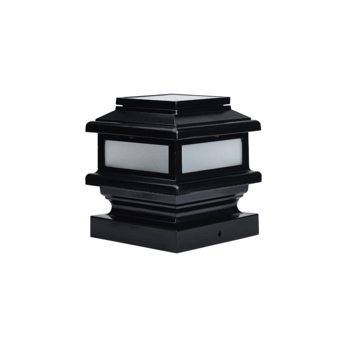 MaciMae Solar Post Cap Light - Black