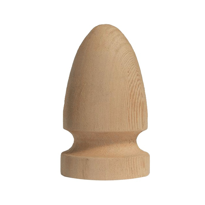 Round Gothic Finial 4"