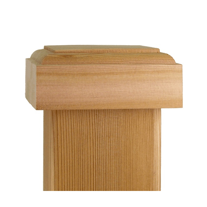 Premium Wood Post Cap - Cedar or Treated Wood