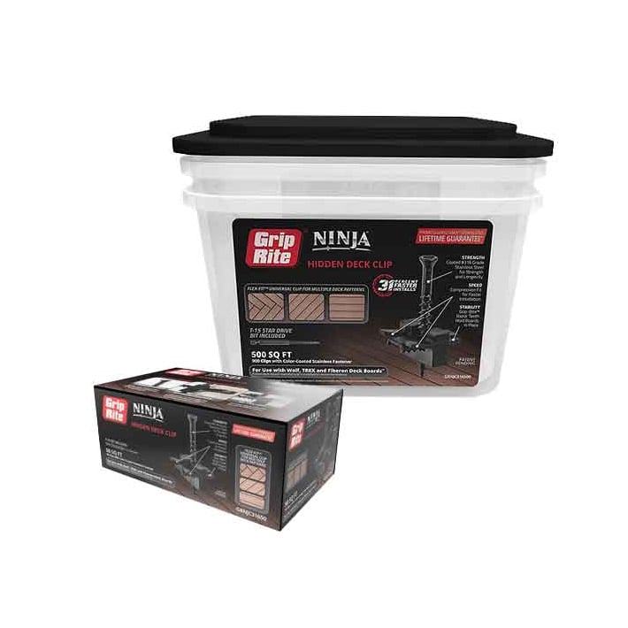 Grip-Rite Ninja Hidden Deck Clips
