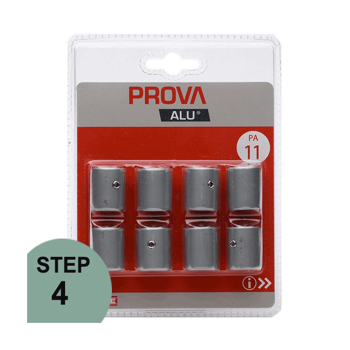 Prova Railing PA11 Steel Tube Wall Terminal 