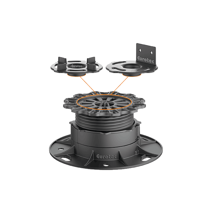 Pro Line Adjustable Pedestal L with L adapter and Stone Adapter