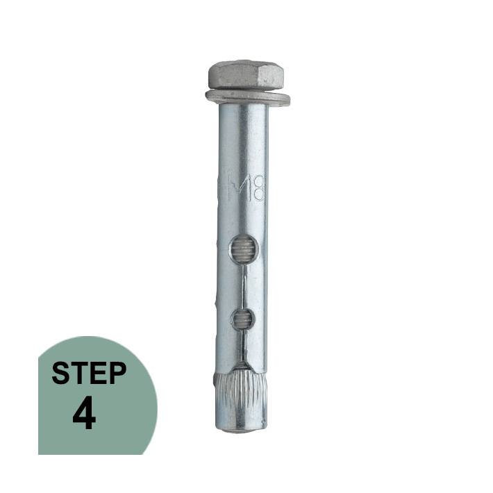 Prova PA23 Metal Heavy Duty Concrete Compression Type Post Anchor