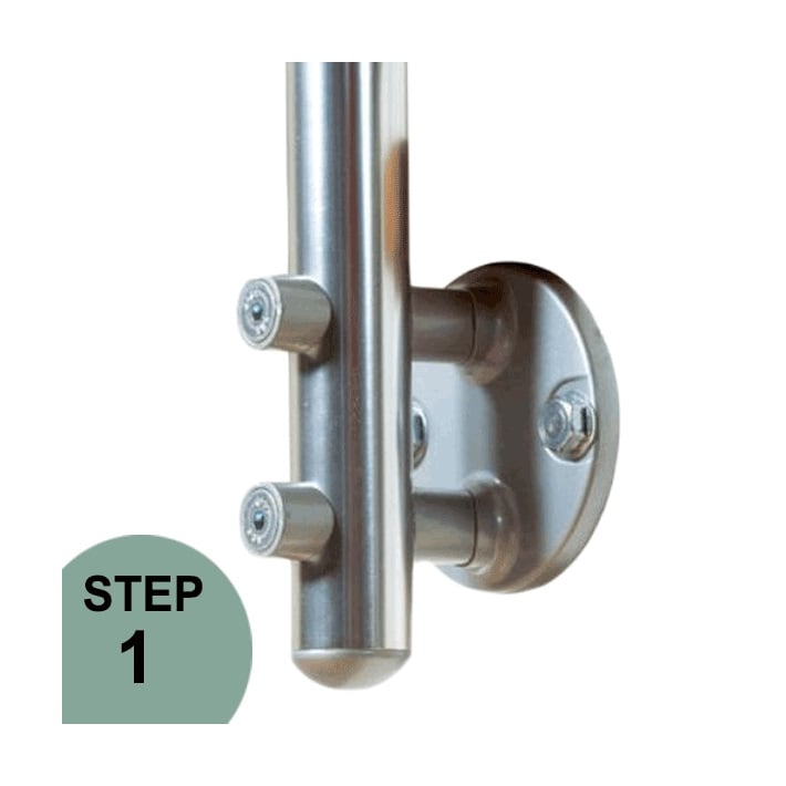 Prova Railing PA2 Side Mount Post