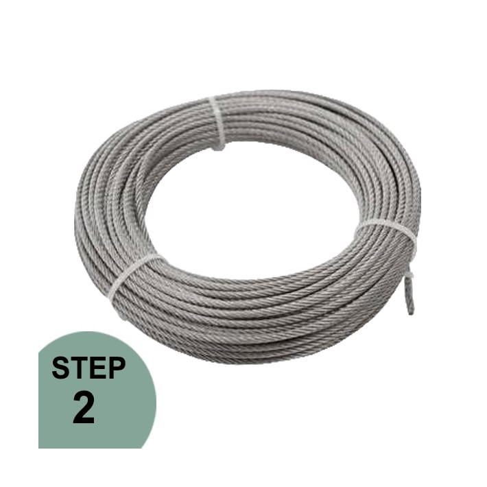 Prova Railing PA29 1/8" x 82" Steel Cable