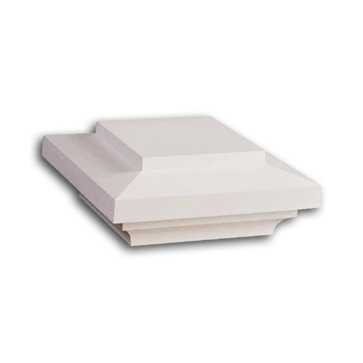 Timbertech 4" Island Post Cap - White