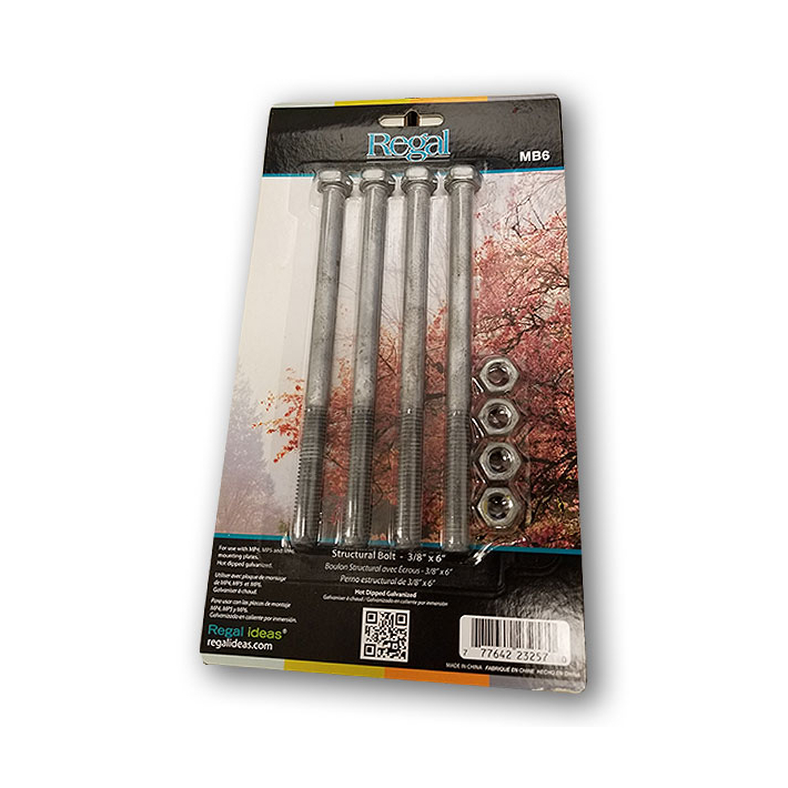 Regal Ideas Crystal Rail Glass Mount Bolts