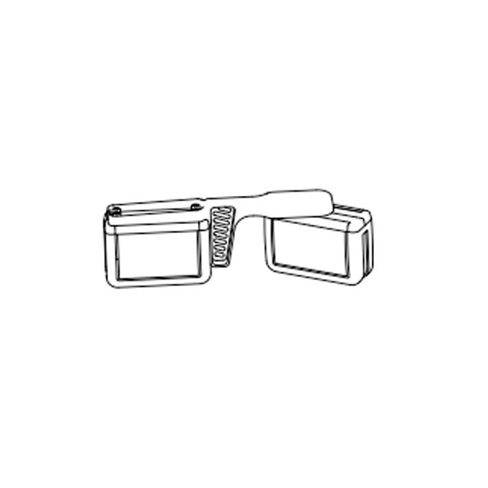Regal Ideas Crystal Rail Gate Hinge Set