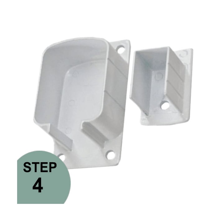 Regal Rail Wall Bracket - White
