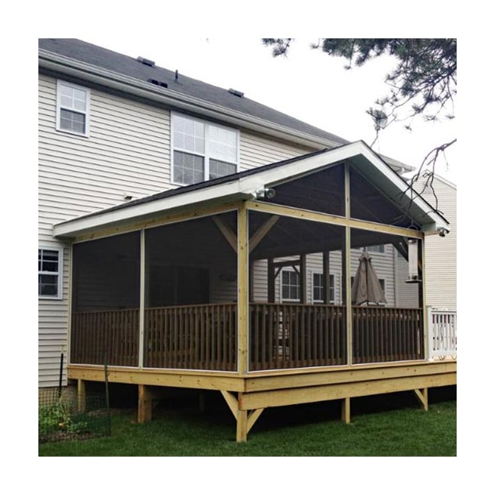 ScreenEze Screen Porch 8' Kits - Courtesy: Axis Builders Farmingdale, NJ