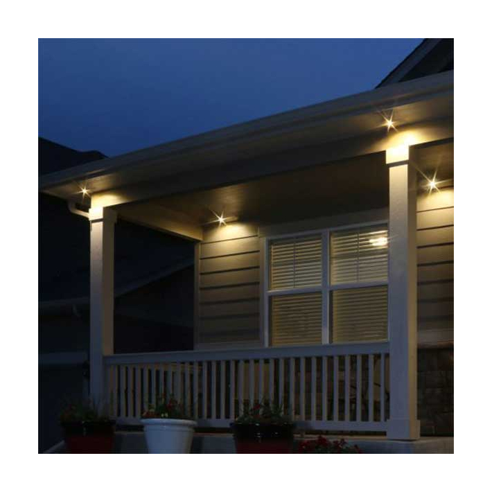 Deckor Soffit Flood Lights - Installed