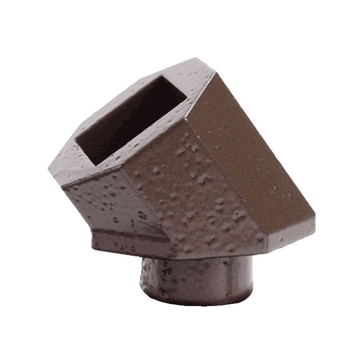Dekor Square Aluminum Baluster Drilled-In Stair Connectors