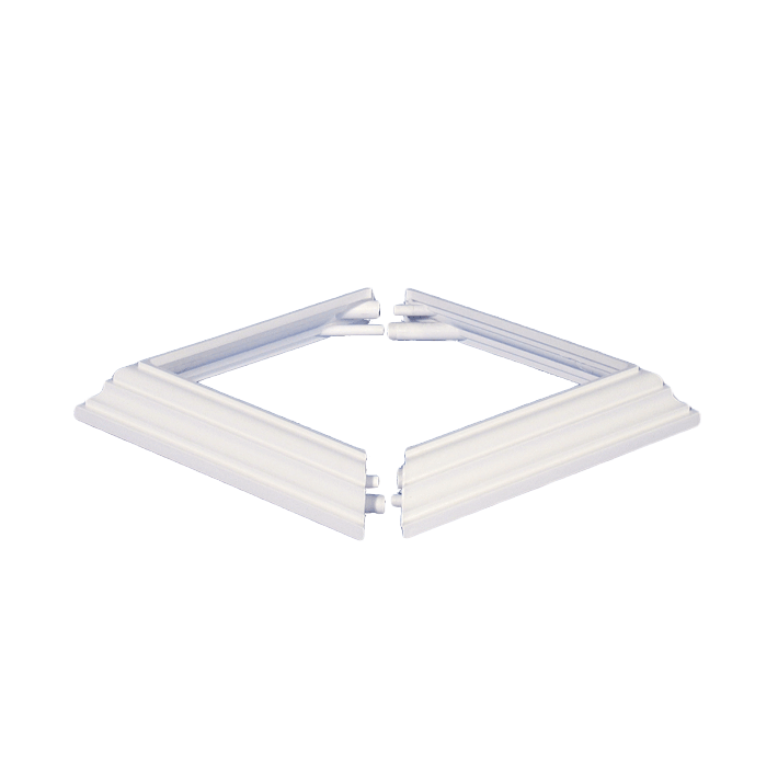 Square Two Piece PVC Post Skirt