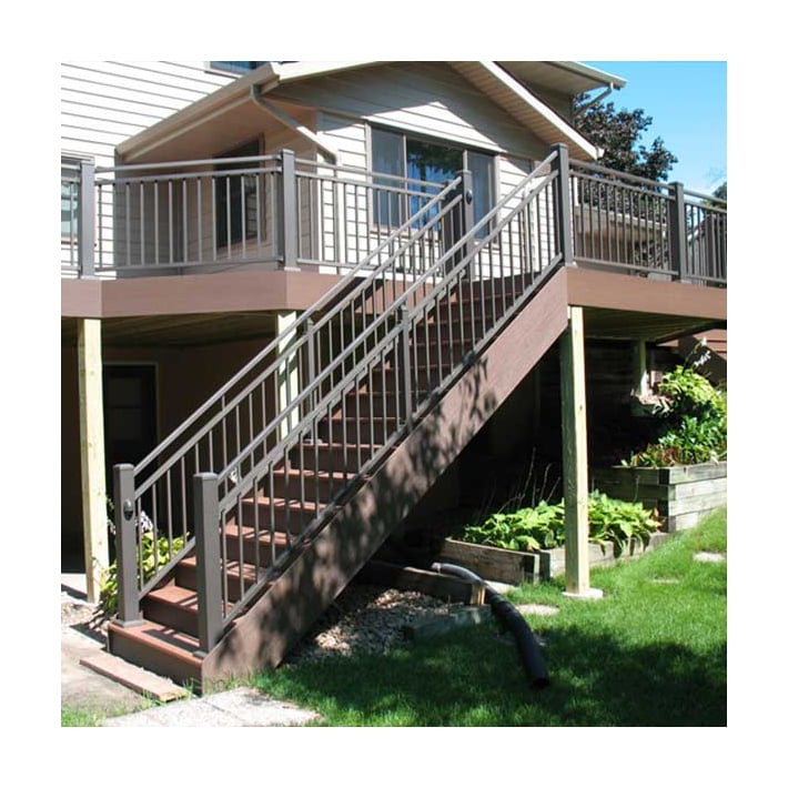 Riviera C30 Stair Rail Section by Wesbury Aluminum Railing