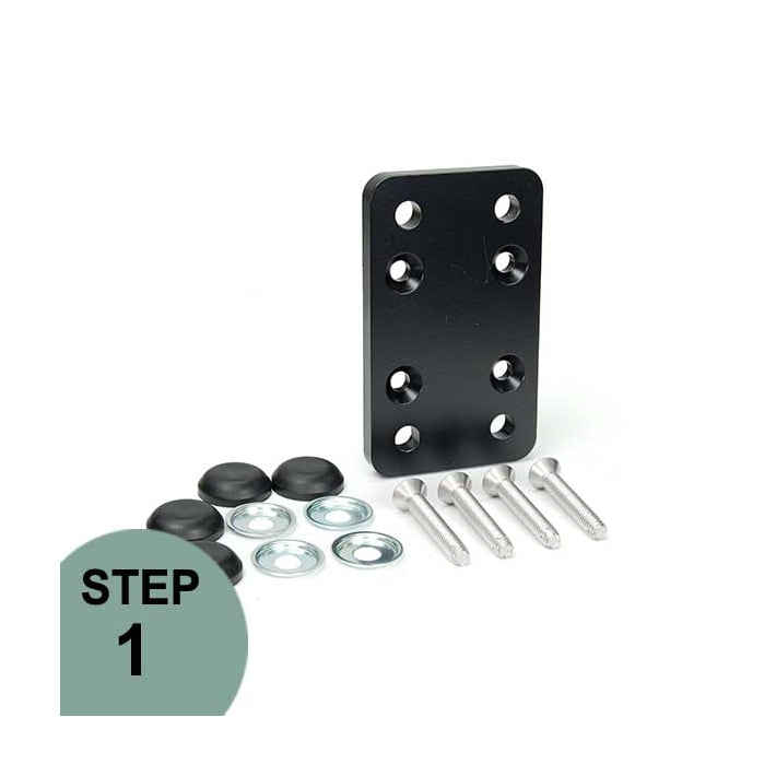 Post Base Plate by RailFX - 3x5 Narrow Base Plate