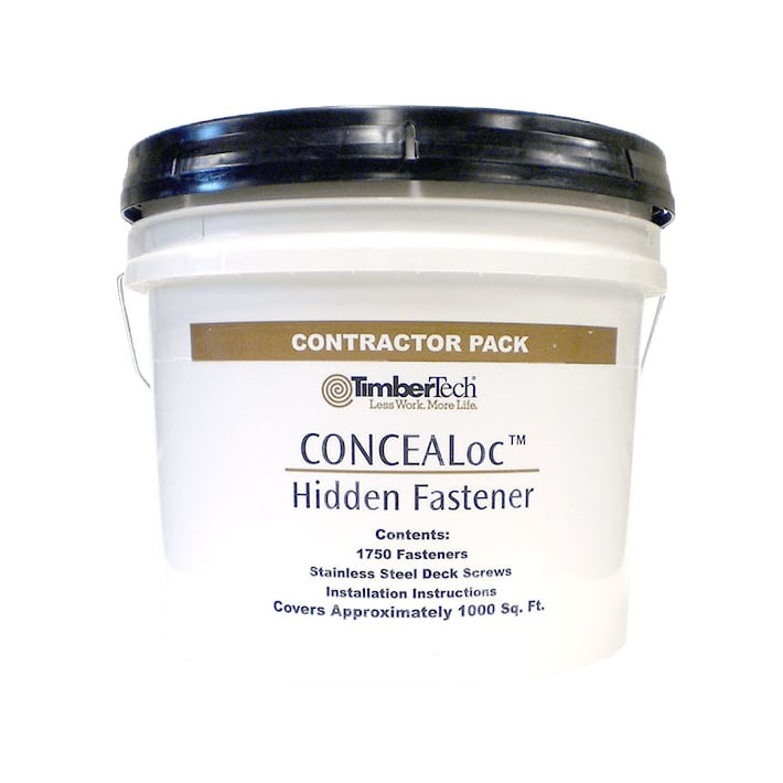 Timbertech CONCEALoc Hidden Fasteners - 1750pc Bucket