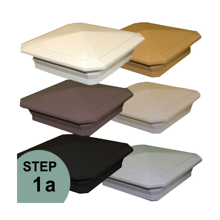 Timbertech Radiance Post Cap Collection