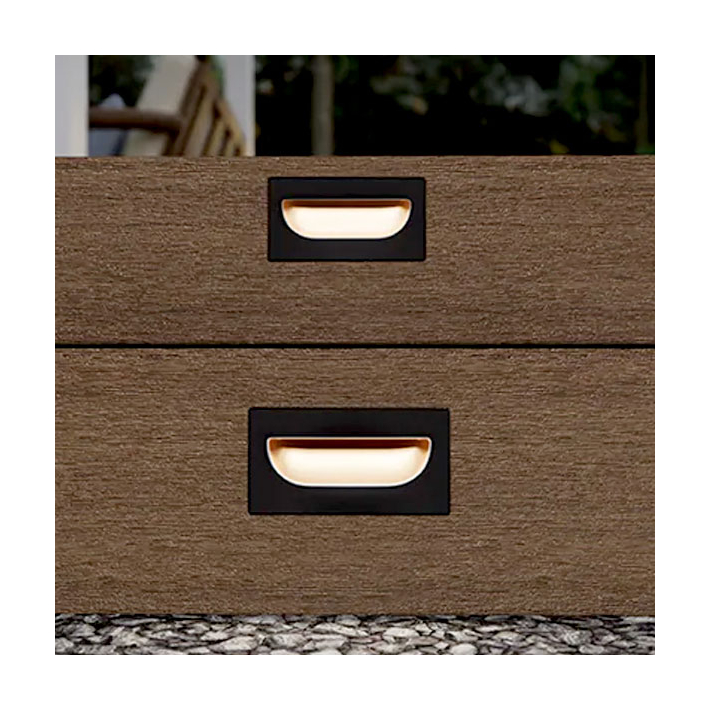 Timbertech Recessed Riser Lights - Matte Black