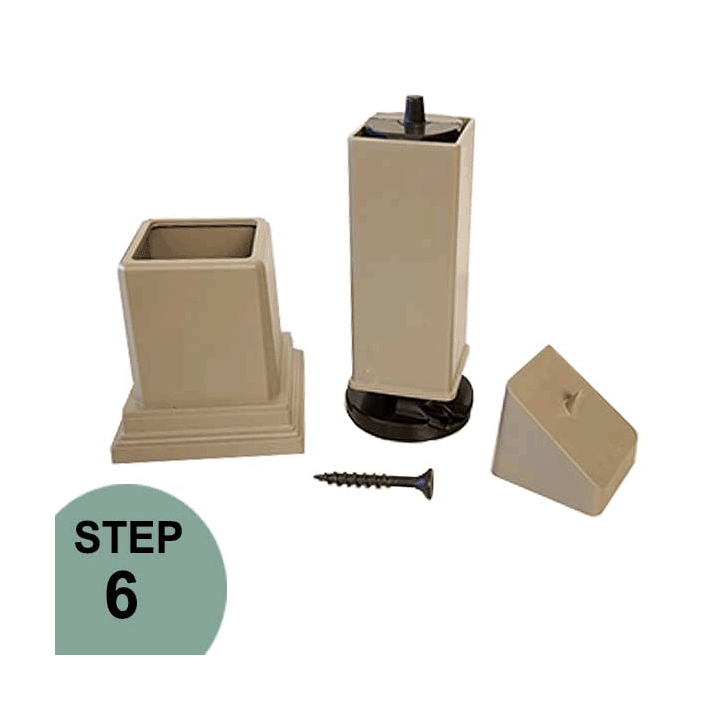 Step 6 | Adjustable Foot Blocks for Trex Transcend - Rope Swing