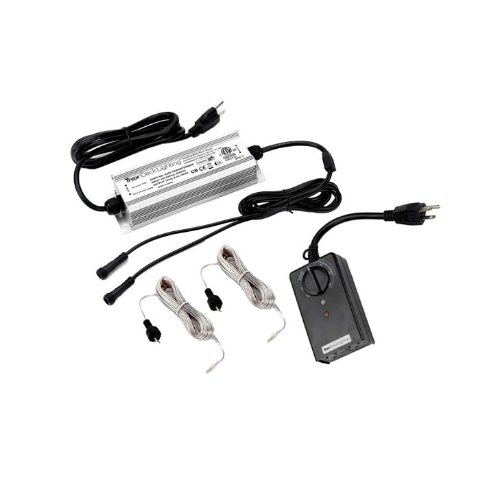 Trex DeckLights - 100 Watt Low Voltage LED Transformer and Photo / Timer