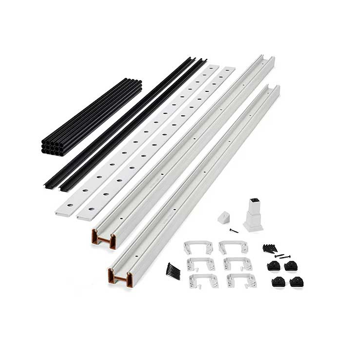 Trex Transcend Cocktail Rail & Round Aluminum Baluster Kit